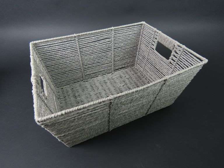 Metal Reinforced Storage Basket
