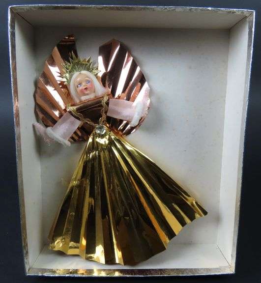 Vintage Foil Angel Christmas Décor
