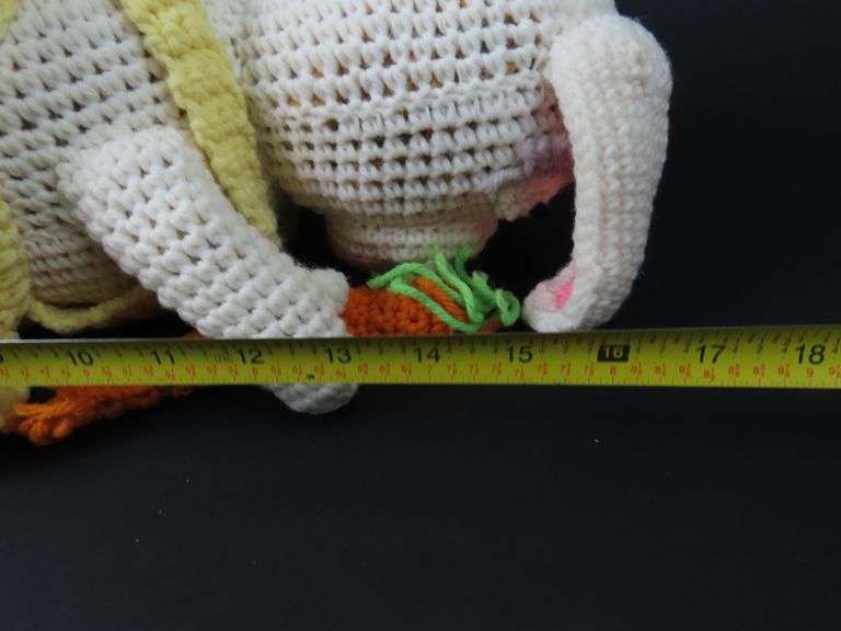 Handcrafted Knit Rabbit Plush Doll