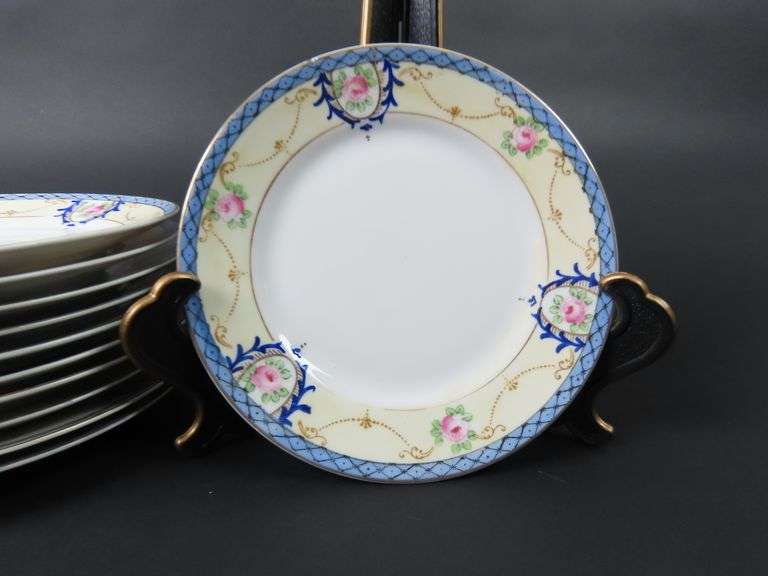 Lot of 6 Antique Noritake Dessert Plates - Made in Japan