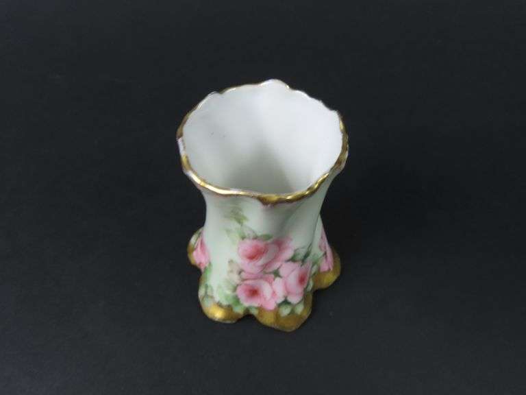 Handpainted Porcelain Toothpick Holder