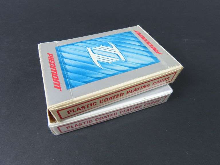 1 Sealed & 1 Open Pack of Piedmont Airlines Playing Cards