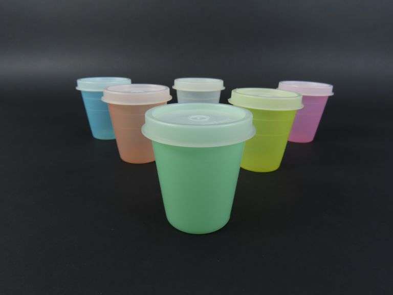 Lot of 6 Tupperware "Midgets" with Lids