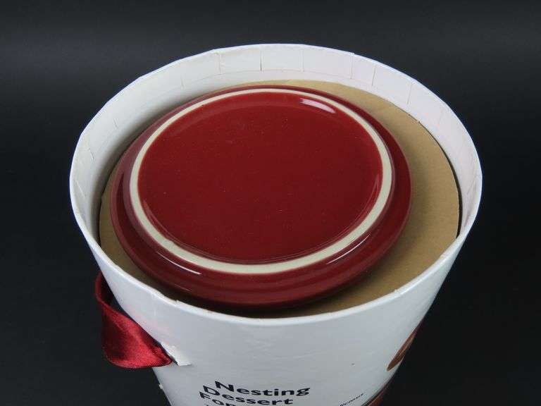 New Casamoda Nesting Dessert Fondue Set in Box