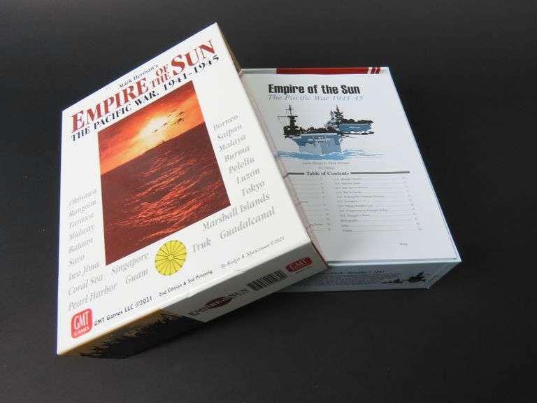 GMT Games "Empire of the Sun" Strategy Game