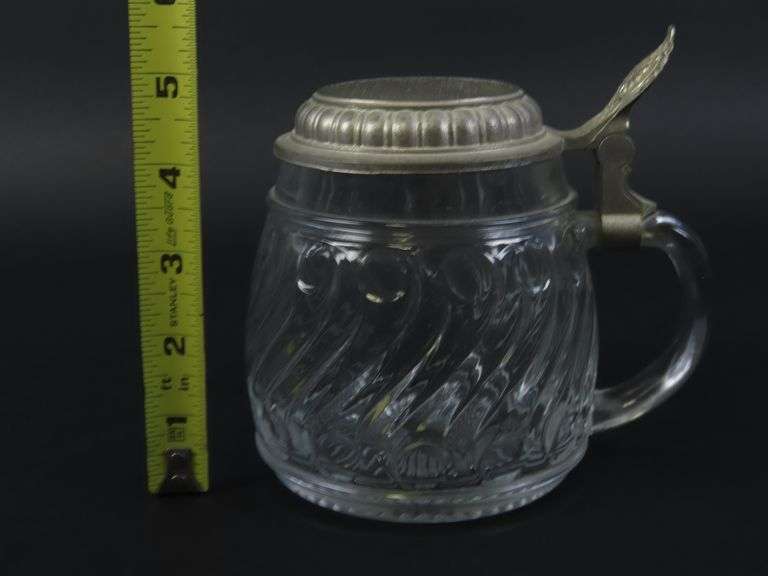 Vintage BMF Bierseidel Lidded Beer Stein