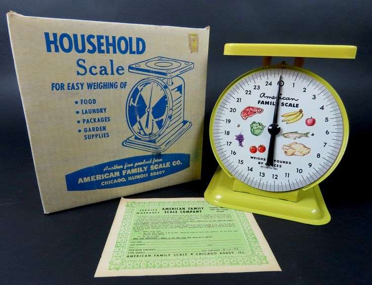 Vintage American Family Scale Co. Household Scale in Original Box