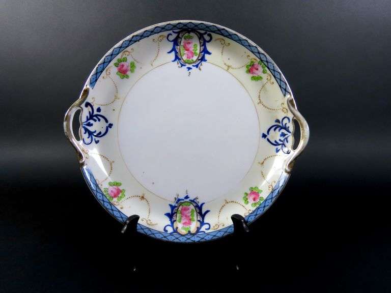 Noritake Handpainted Handled Small Tray - Made in Japan