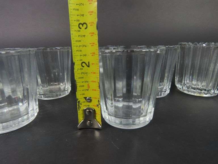 Mixed Lot of 8 Glass Votive Holders