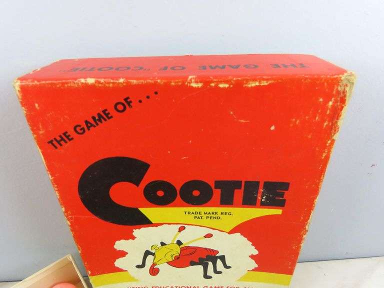 Vintage WH Shapner "The Game of Cootie" in Original Box