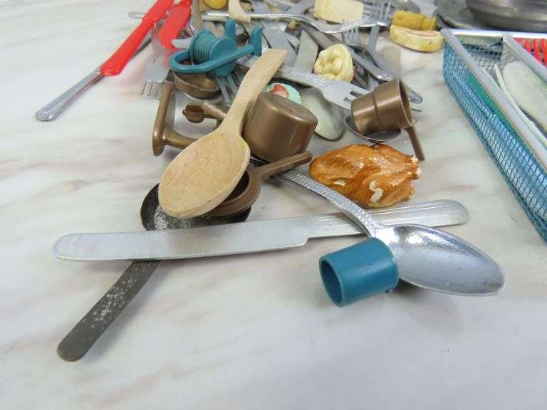 Big Lot of Childs Playset Flatware & Accessories