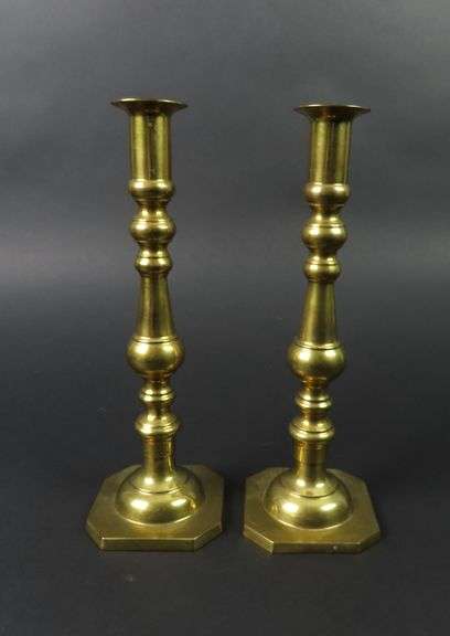 Pair of Vintage Brass Candlesticks