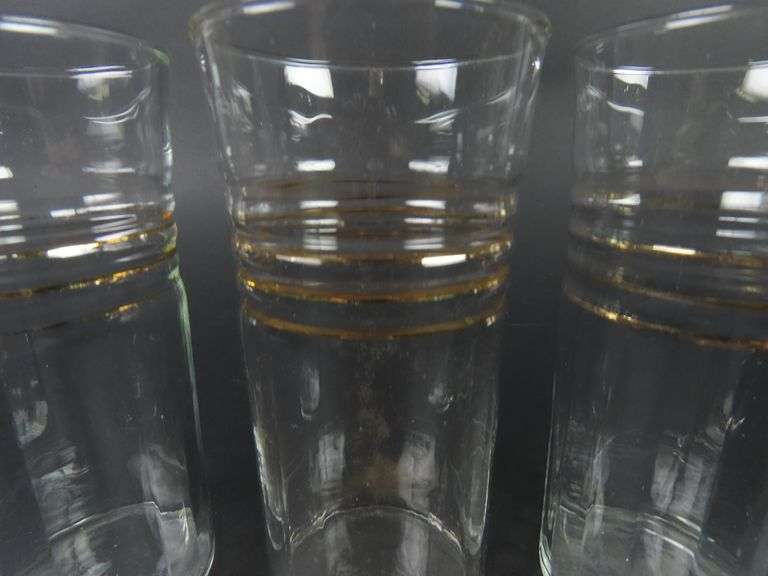 Lot of 3 Drinking Glasses - See Description