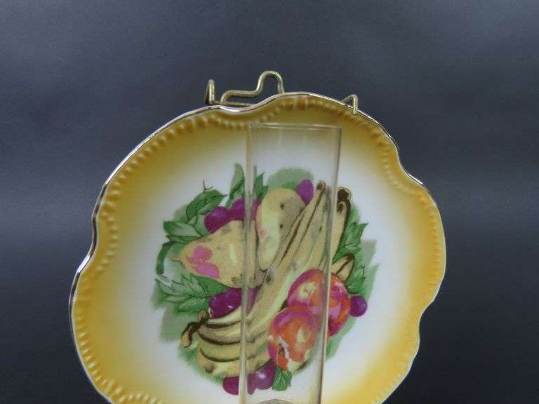Unique Antique Oil Lamp with Matching Reflector Plate