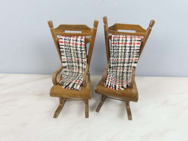 Big Lot of Wooden Doll House Furniture