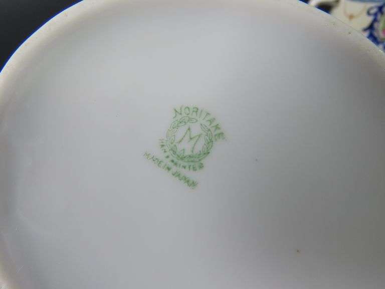 Antique Noritake Lidded Creamer & Sugar Dish - Made in Japan