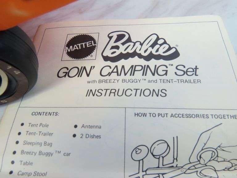 Vintage Barbie "Goin' Camping" Pop Up Trailer