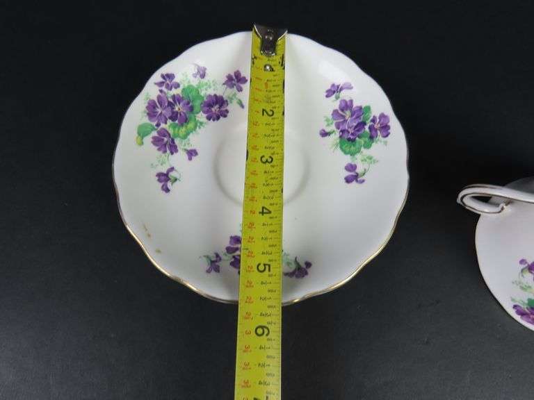 Vintage Colclough China Bone China Tea Cup & Saucer - Made in Longton, England