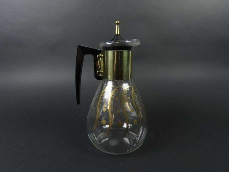 Vintage Mid-Century Glass Coffee Carafe