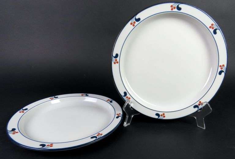 Lot of 2 Dansk "Aalborg (Red Berries)" 8.75" Salad Plates