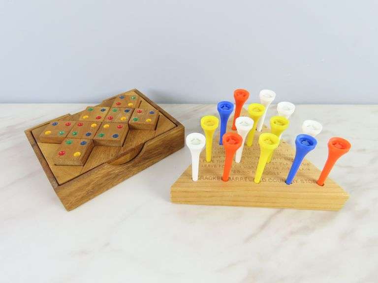Lot of 2 Wooden Games