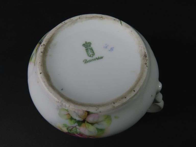 Antique Hand Painted Bavarian Mug