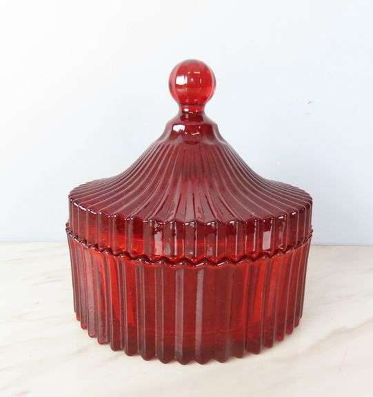 Beautiful Vintage Lidded Candy Dish