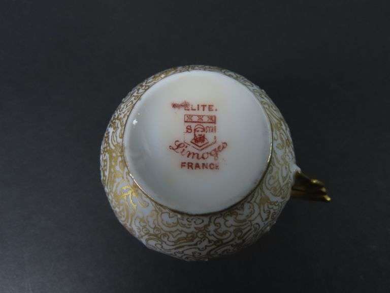 Lot of 2 Beautiful Limoges Demitasse Cups