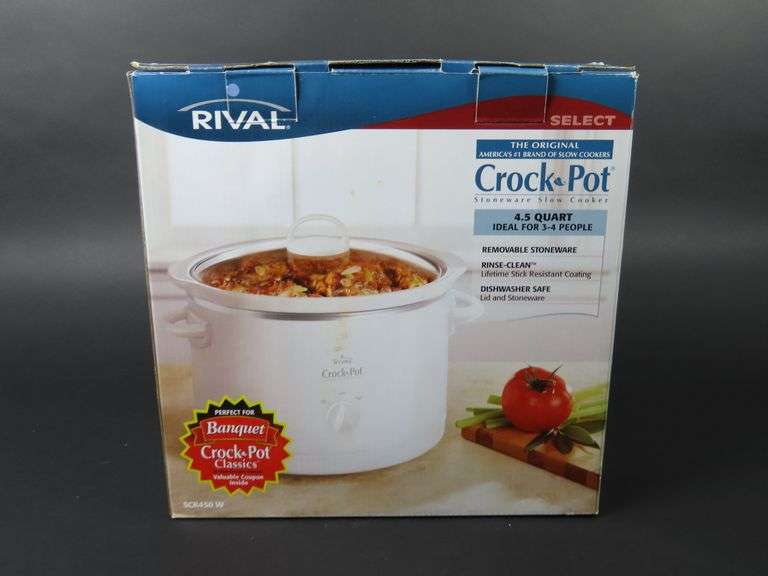 Rival 4.5 Quart Crock Pot in Original Box