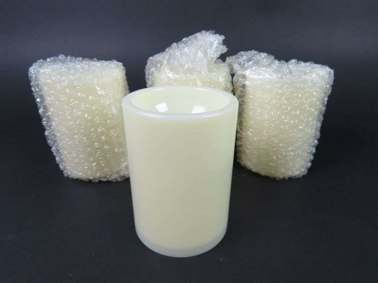 Lot of 4 Flameless Candles