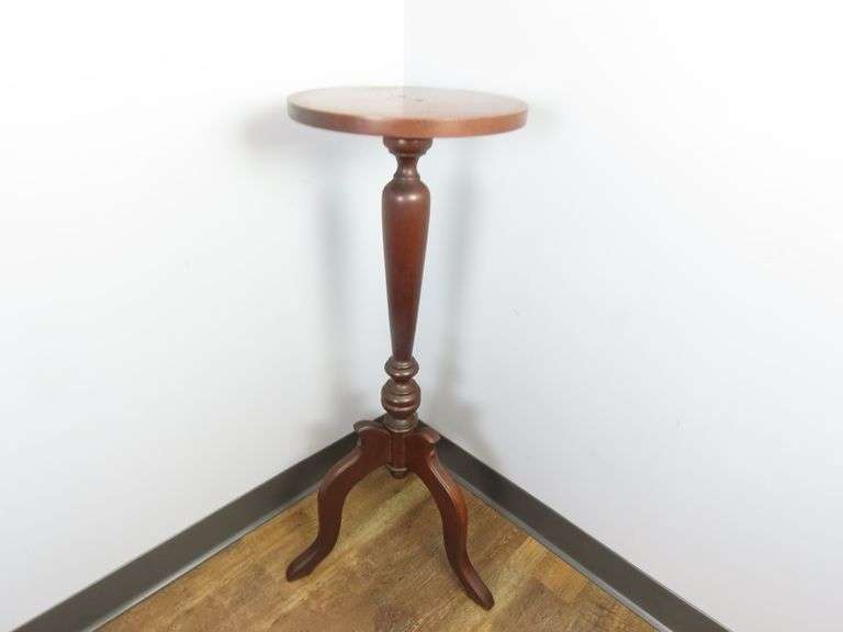 Vintage Mahogany Plant / Candle Stand
