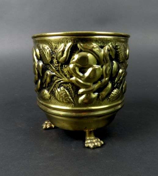 Vintage Brass Planter - Made in England