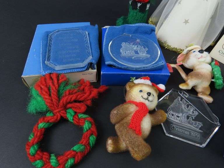 Big Lot of Mostly Vintage Christmas Décor with Tree Topper & Ornaments