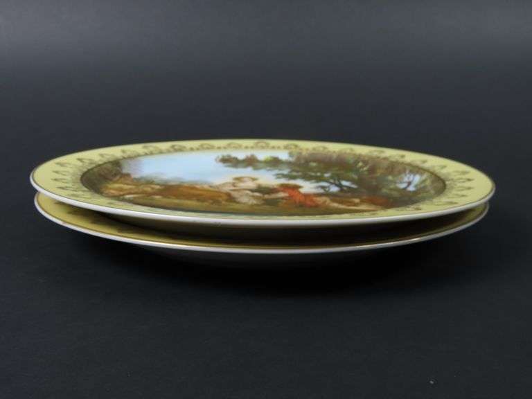 Lot of 2 Antique Ardalt Lenwile Plates