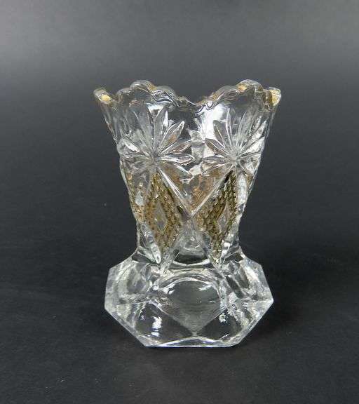 Antique Early American Pattern Glass (EAPG) Toothpick Holder