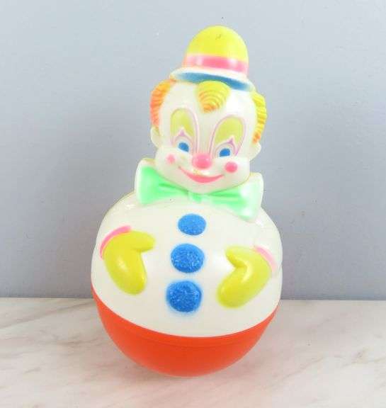 1977 Sanitoy Musical Clown Bobbler