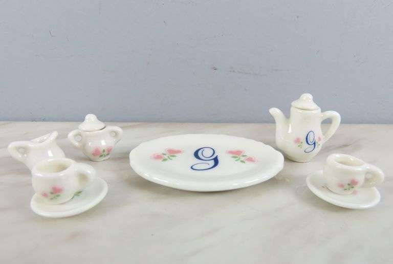 Tiny Ceramic Tea Set