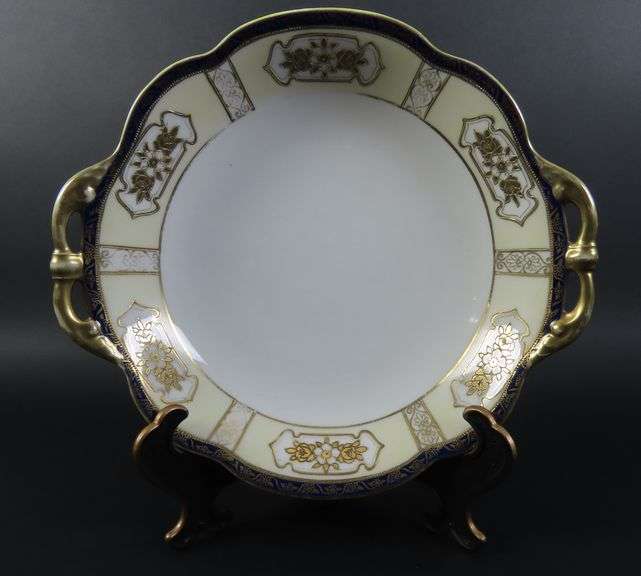 Noritake Handpainted Handled Bowl - Made in Japan