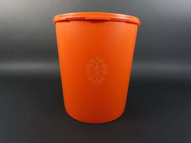 Tupperware Cannister Orange