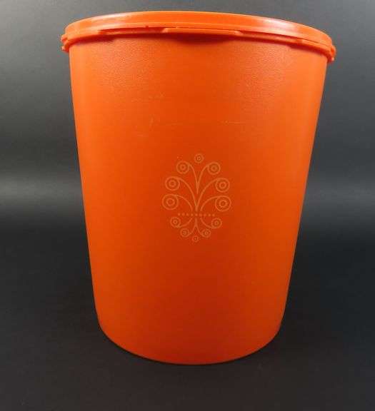 Tupperware Cannister Orange