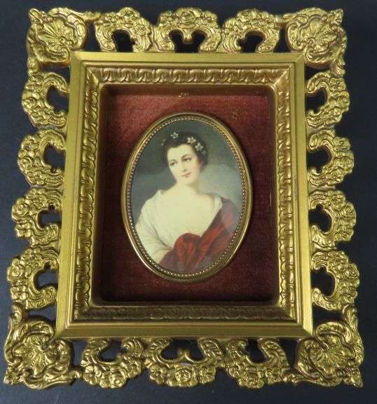 Vintage Cameo Creations Framed Portrait #3