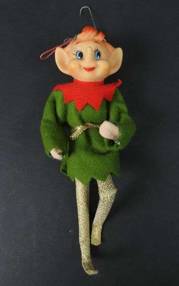 Vintage Plastic Face Elf Figure