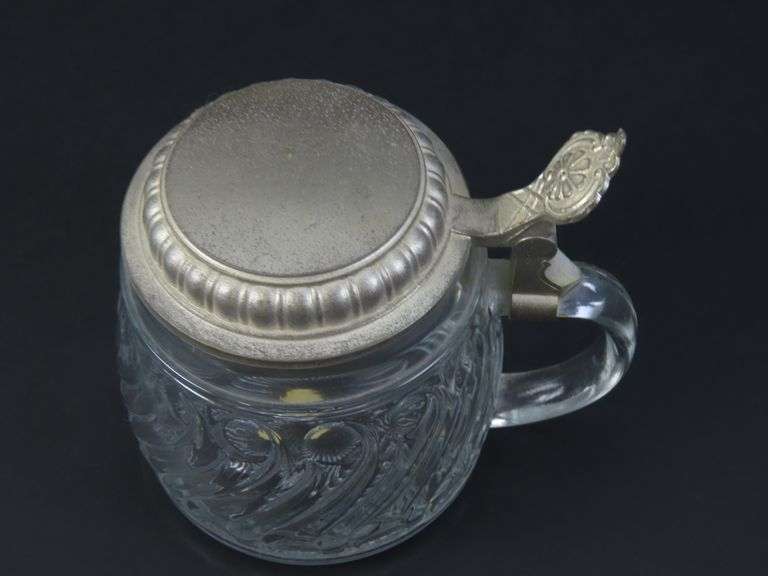 Vintage BMF Bierseidel Lidded Beer Stein