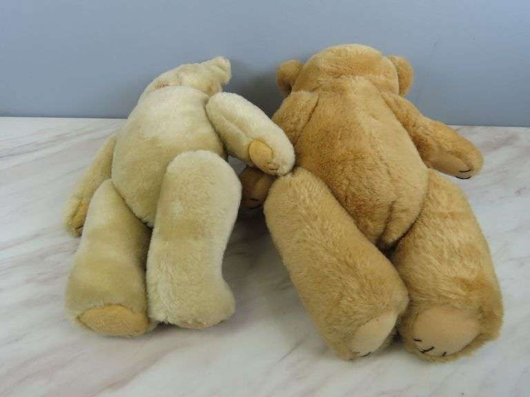 Lot of 2 Jointed Teddy Bears