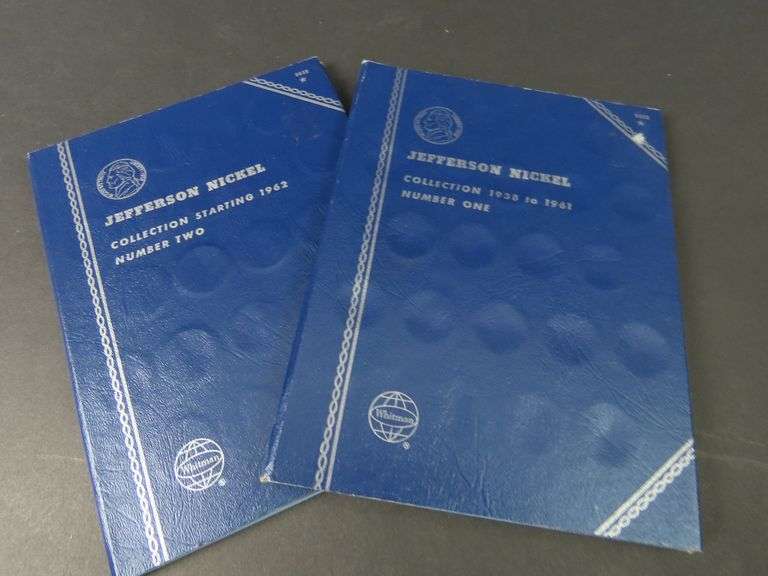 Partial Collection of US Jefferson Nickels in Coin Folders