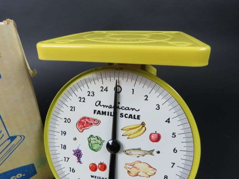 Vintage American Family Scale Co. Household Scale in Original Box