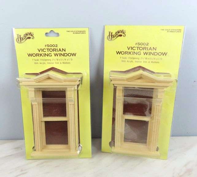 Lot of 2 New Housework's Victorian Working Windows