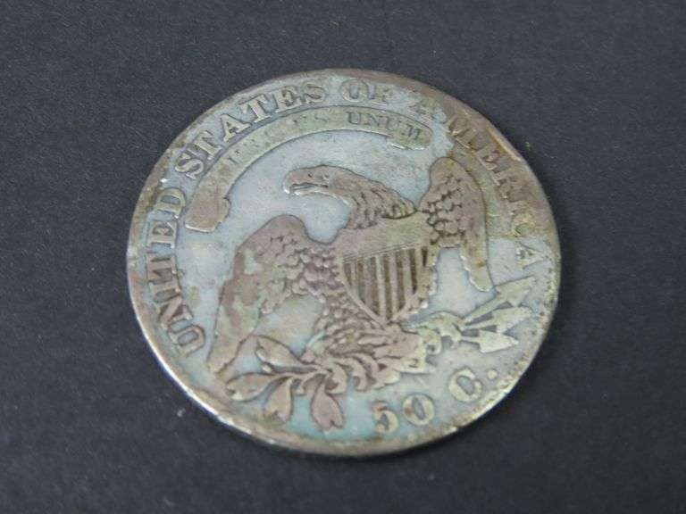 Well Circulated 1832 US Capped Bust Half Dollar Coin