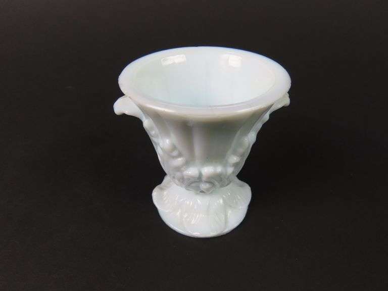 Vintage Vogue Mercantile Milk Glass Toothpick Holder - Made in USA