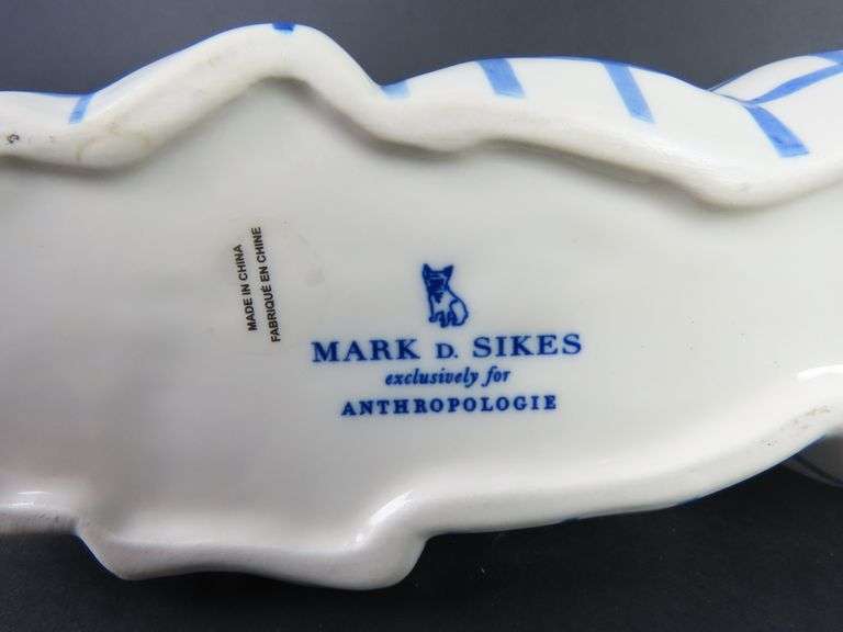 Mark D. Stakes for Anthropology Ceramic Dog Planter